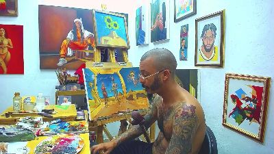 color_beat webcam model stream image