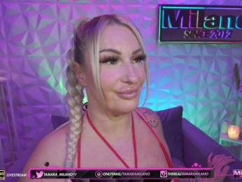TamaraMilano webcam model stream image
