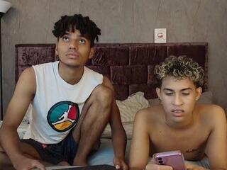 Isak &amp; Alisson &amp; Alan webcam flirt4free model stream image