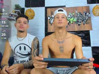 Adam &amp; Pitter webcam flirt4free model stream image