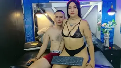TemptationDual webcam model stream image