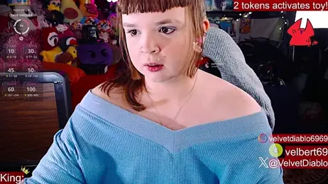 VelvetDiablo webcam model stream image