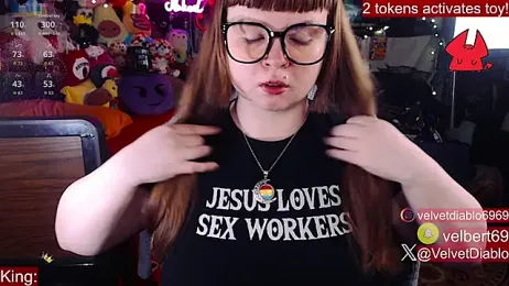 VelvetDiablo webcam model stream image