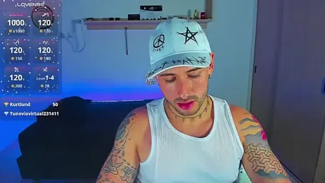 Ares_blue webcam model stream image