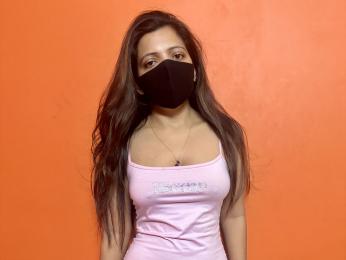 SimranWhite webcam model stream image