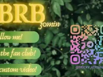 trickykitsune webcam chaturbate model stream image