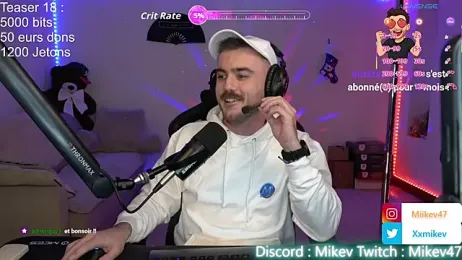 Mikev webcam model stream image